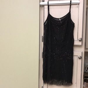 *Free People* Black Sheer dress